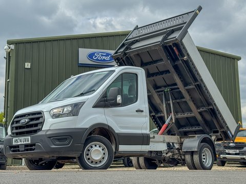 Ford Transit Custom Tipper Mwb L2 HN74UVA White