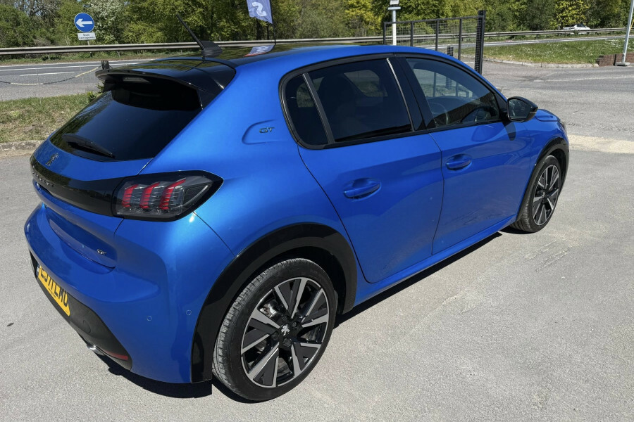 Peugeot 208 Hatchback EJ71LMO Blue #5