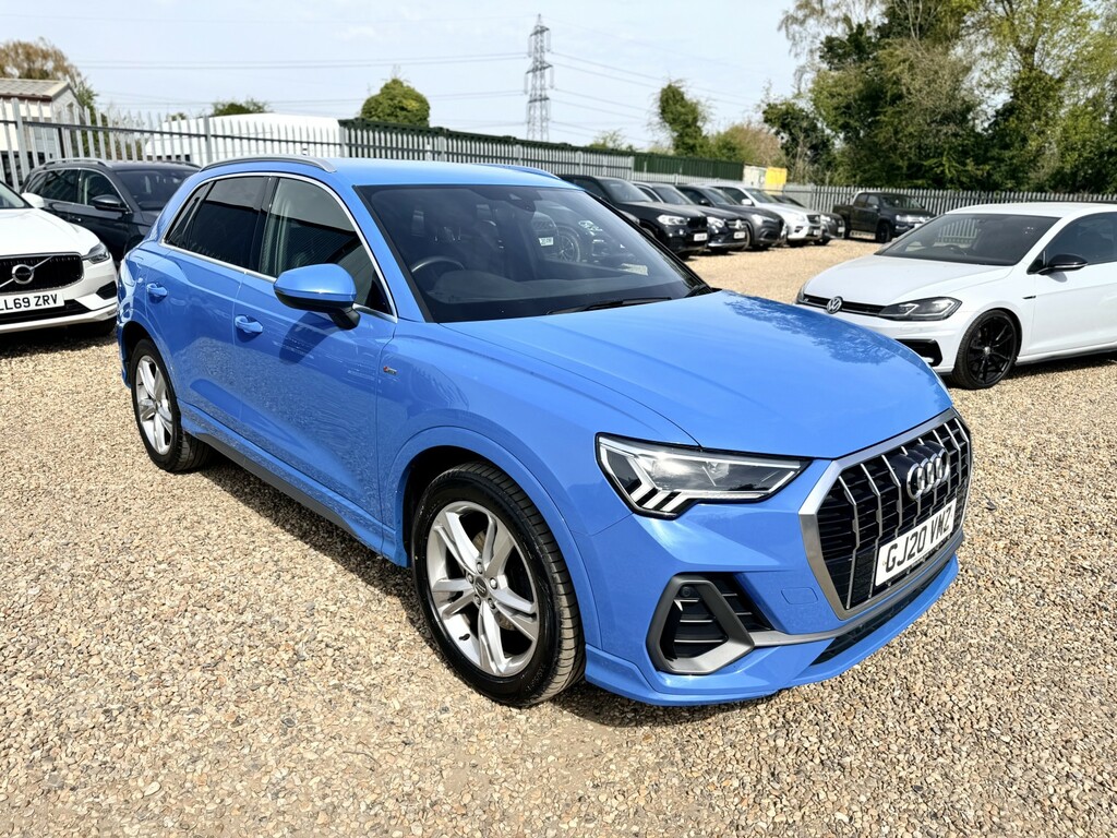 Audi Q3 Suv 2.0 Tdi 35 S Line Suv S Tronic Euro GJ20VMZ Blue #2