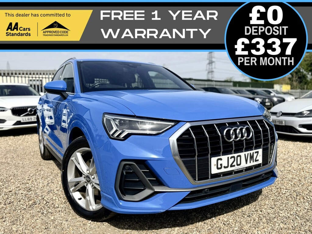 Audi Q3 Suv 2.0 Tdi 35 S Line Suv S Tronic Euro Blue