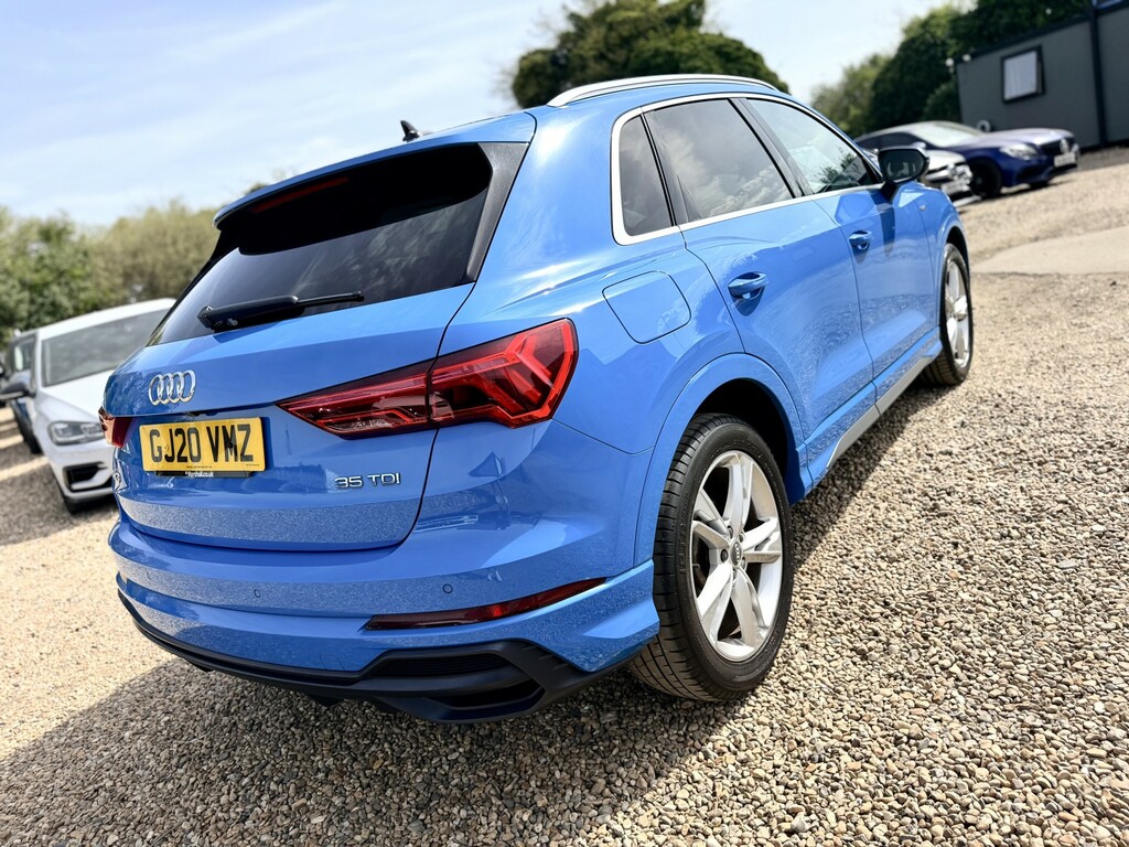 Audi Q3 Suv 2.0 Tdi 35 S Line Suv S Tronic Euro GJ20VMZ Blue #4
