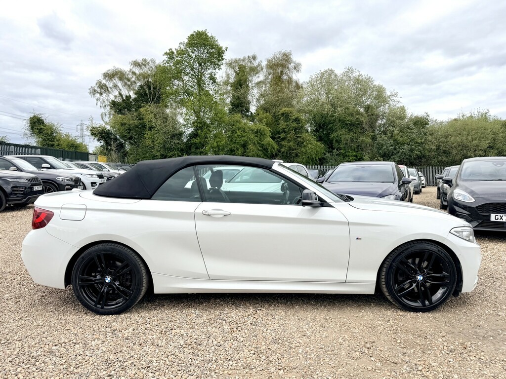 BMW 2 Series Convertible 2.0 220D M Sport Convertible Diese MA66JBZ White #2