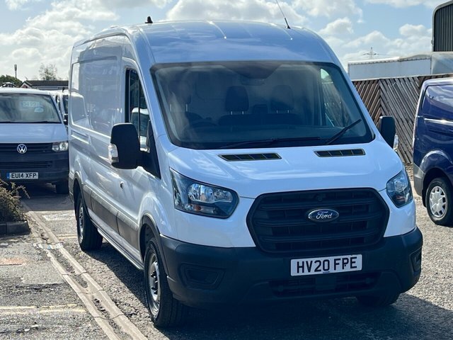 Ford Transit Custom 350 Ecoblue Leader Panel White