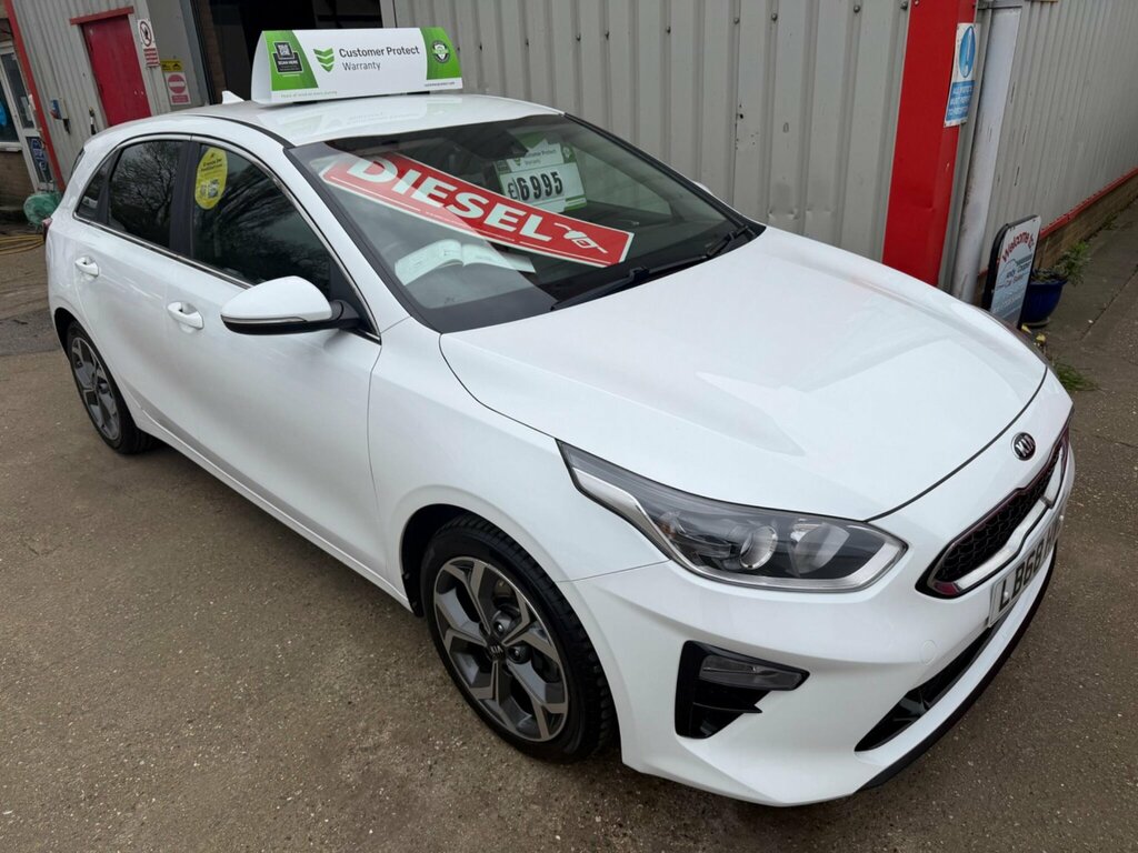Kia Ceed 1.6 Crdi 3 Euro 6 Ss LB68HWL White #4