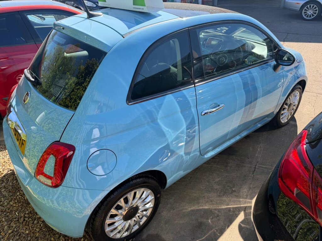Fiat 500 1.2 Lounge Euro 6 Ss AK66DTF Blue #4