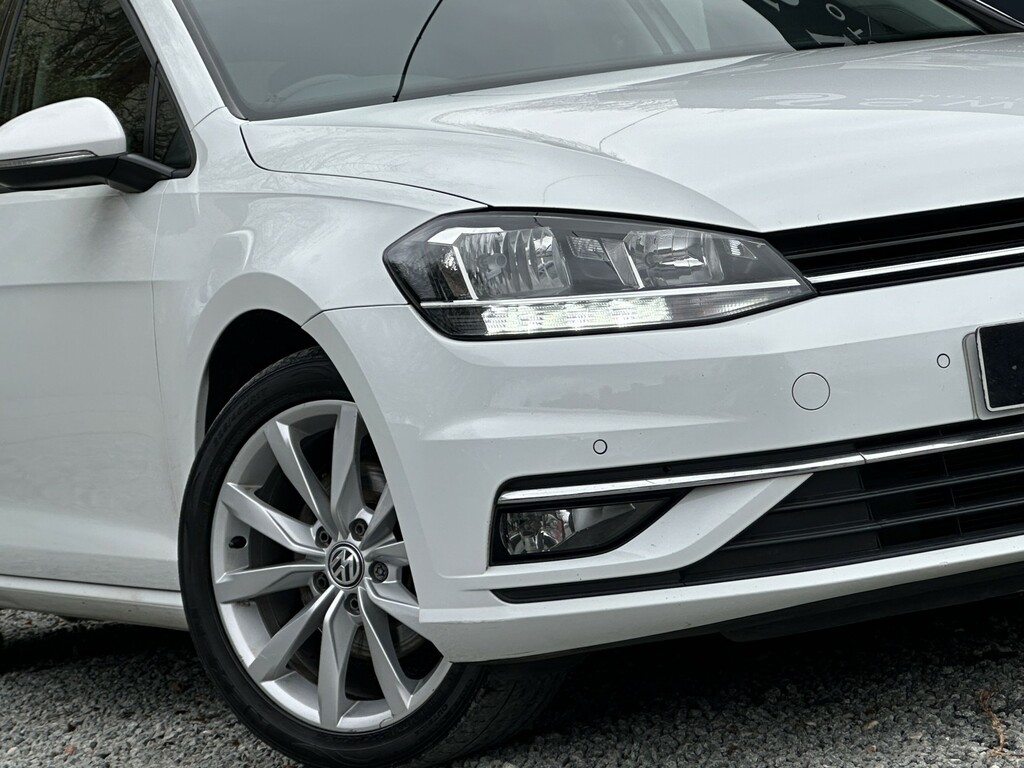 Volkswagen Golf Hatchback 2.0 Tdi Gt Dsg White 2019 2 DF19NLZ White #4