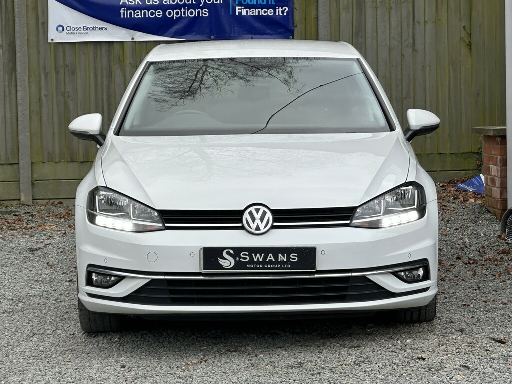 Volkswagen Golf Hatchback 2.0 Tdi Gt Dsg White 2019 2 DF19NLZ White #6