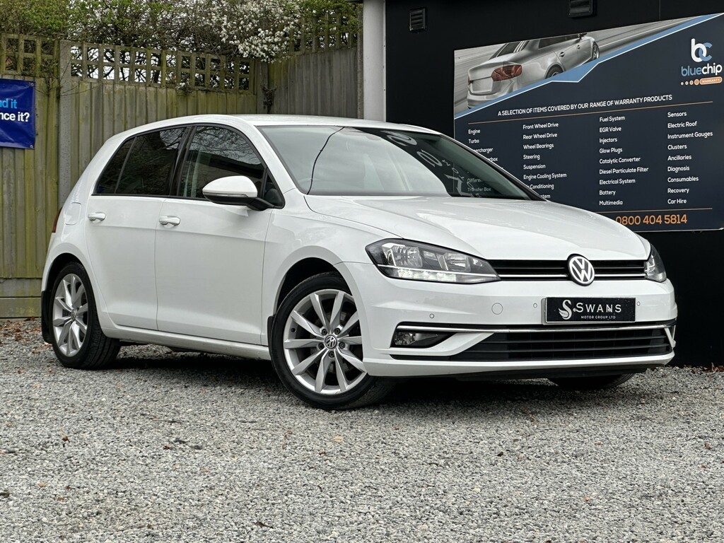 Volkswagen Golf Hatchback 2.0 Tdi Gt Dsg White 2019 2 DF19NLZ White #2