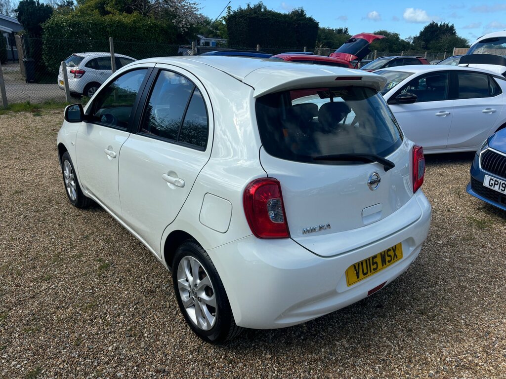 Nissan Micra 1.2 Tekna Hatchback Euro 5 80 P VU15WSX White #4