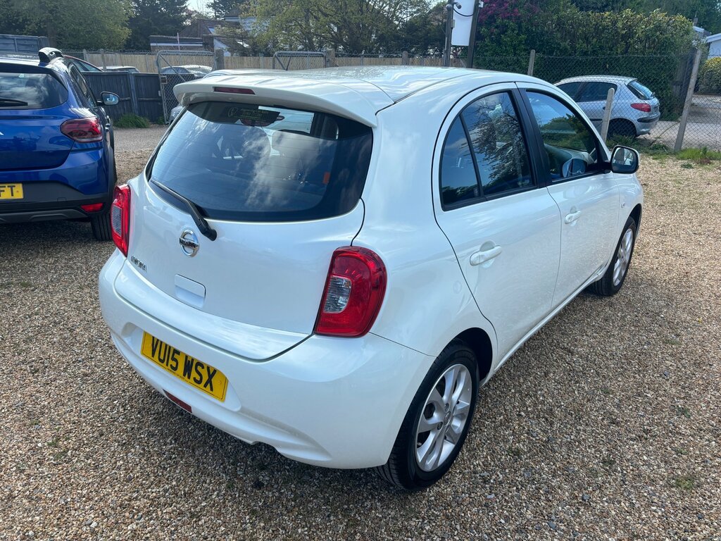 Nissan Micra 1.2 Tekna Hatchback Euro 5 80 P VU15WSX White #2