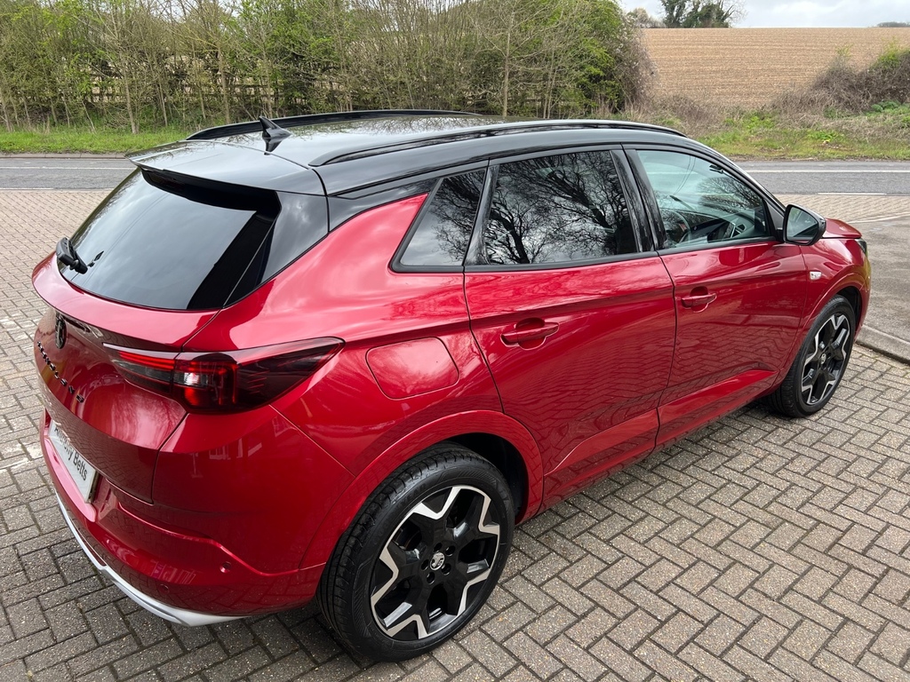 Vauxhall Grandland 1.2 Turbo Ultimate WD24KTT Red #3