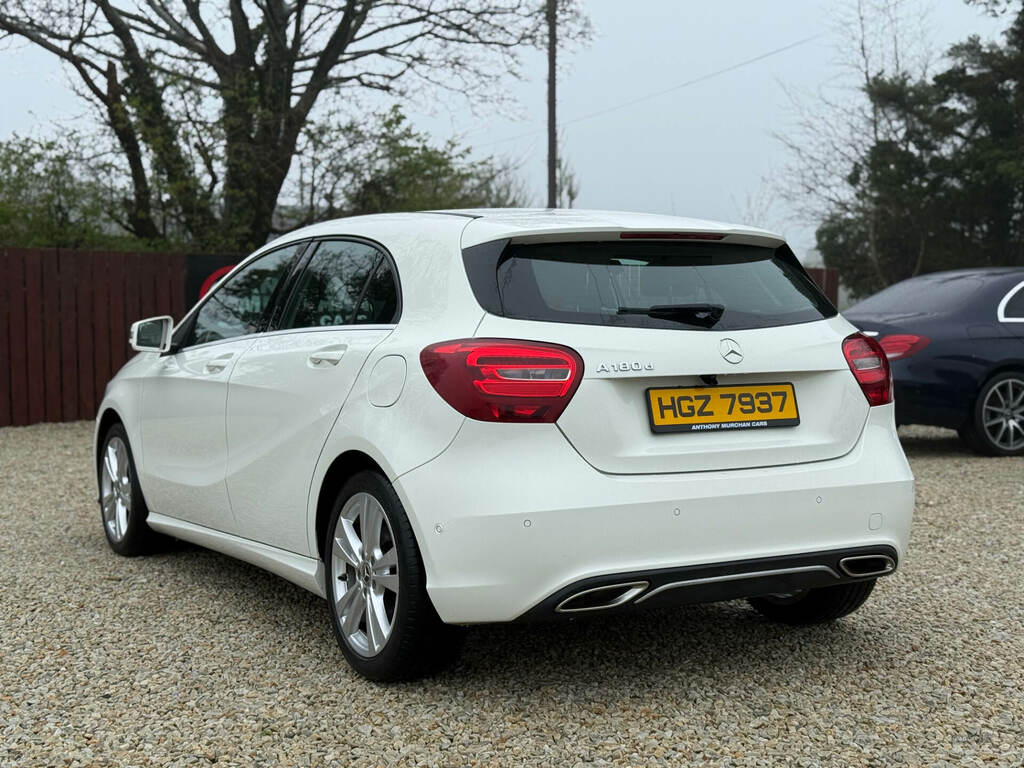 Mercedes-Benz A Class A180d Sport Executive HGZ7939 White #4