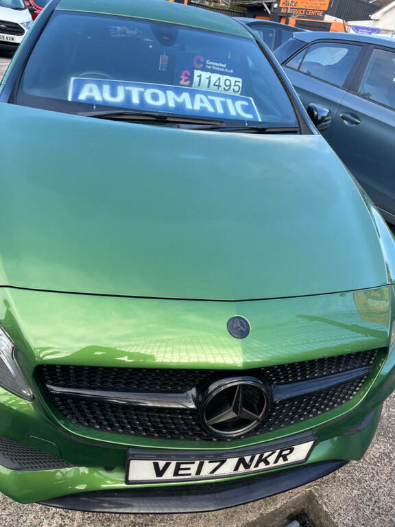 Mercedes-Benz A Class A180d Amg Line Green