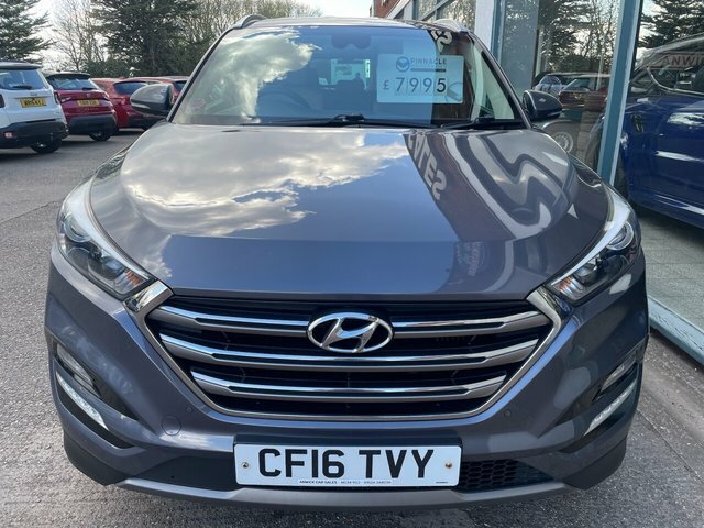 Hyundai Tucson 2.0 Crdi Blue Drive Premium Suv CF16TVY Grey #5