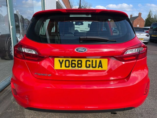Ford Fiesta 1.1 Ti-vct Zetec Hatchback Euro YO68GUA Red #5