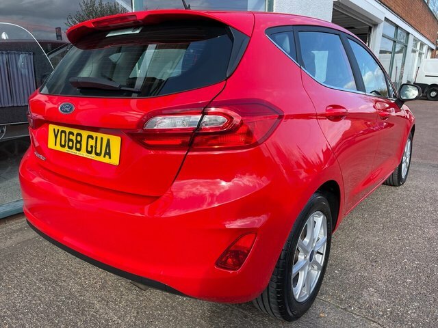 Ford Fiesta 1.1 Ti-vct Zetec Hatchback Euro YO68GUA Red #4