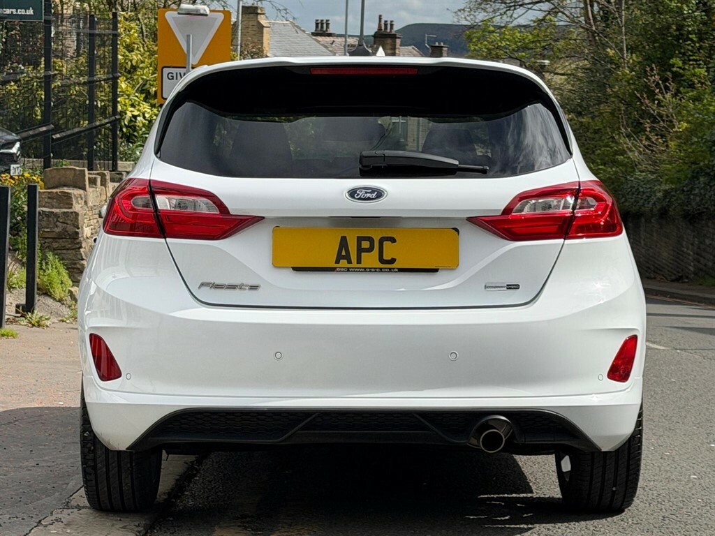 Ford Fiesta 1.0T Ecoboost Mhev St-line Edition Euro 6 Ss MW21XFL White #5