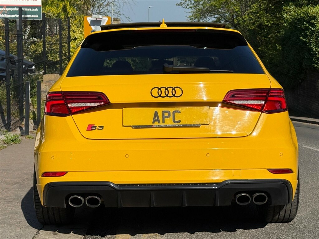 Audi S3 2.0 Tfsi Black Edition Sportback S Tronic Quattro SE18WFS Yellow #5
