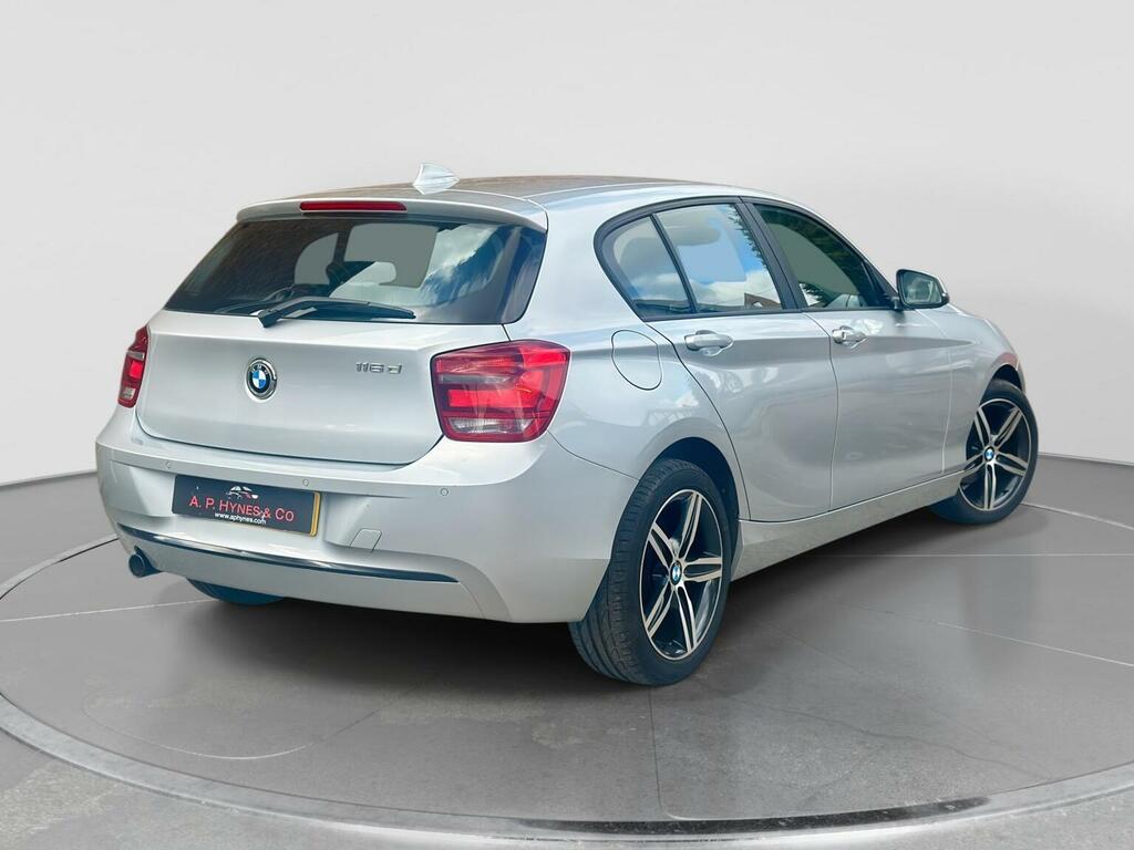 BMW 1 Series Hatchback 2.0 116D Sport Euro 5 Ss 20 Silver #4