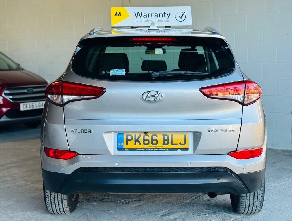 Hyundai Tucson 1.6 Gdi Blue Drive Se Nav Euro 6 Ss PK66BLJ White #5