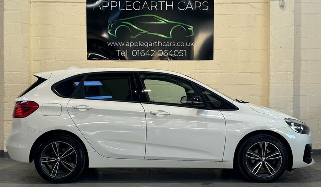 BMW 2 Series Active Tourer 218I Sport Mpv YD68OTX White #2
