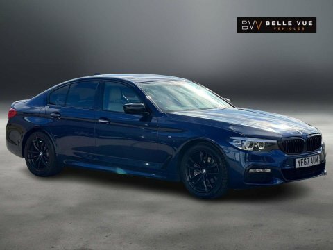 BMW 5 Series 2.0 520D M YF67AUM Blue #2