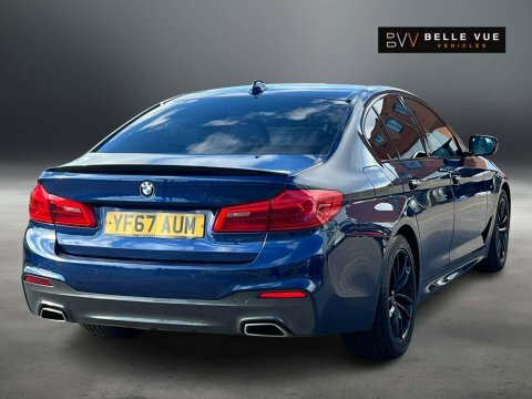 BMW 5 Series 2.0 520D M YF67AUM Blue #4