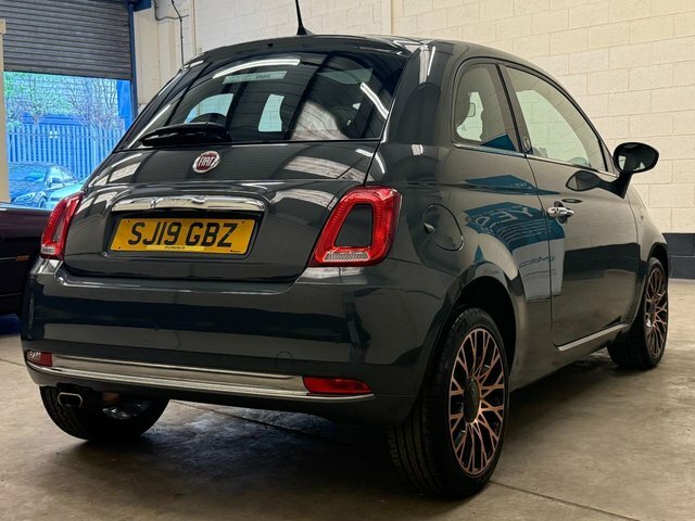 Fiat 500 1.2 120Th Hatchback Euro 6 S SJ19GBZ Grey #4