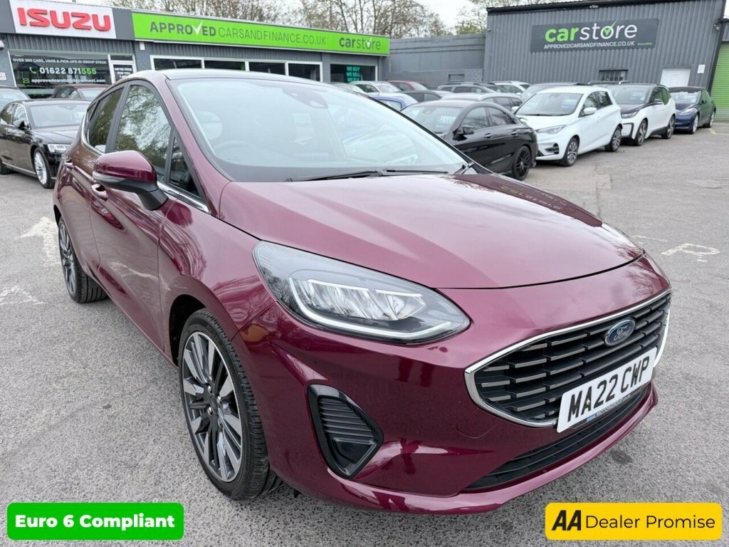 Ford Fiesta 1L Titanium Vignale Red