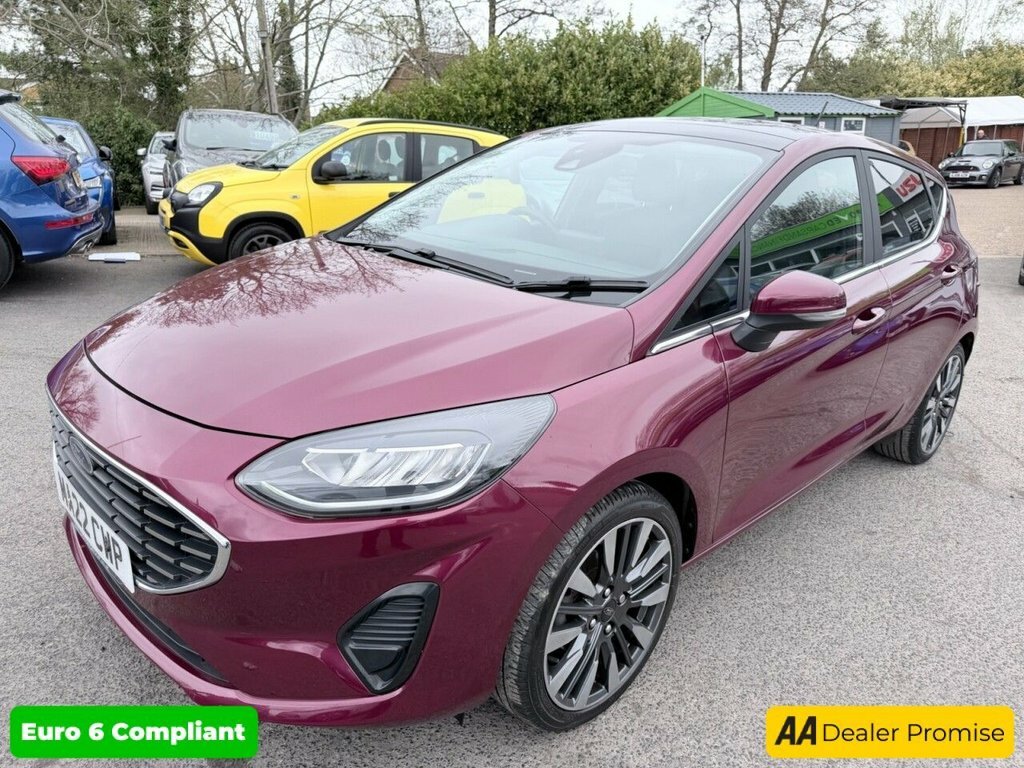 Ford Fiesta 1L Titanium Vignale MA22CWP Red #4