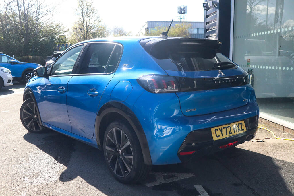 Peugeot 208 1.2 Puretech 100 Gt Eat8 CY72HXZ Blue #2