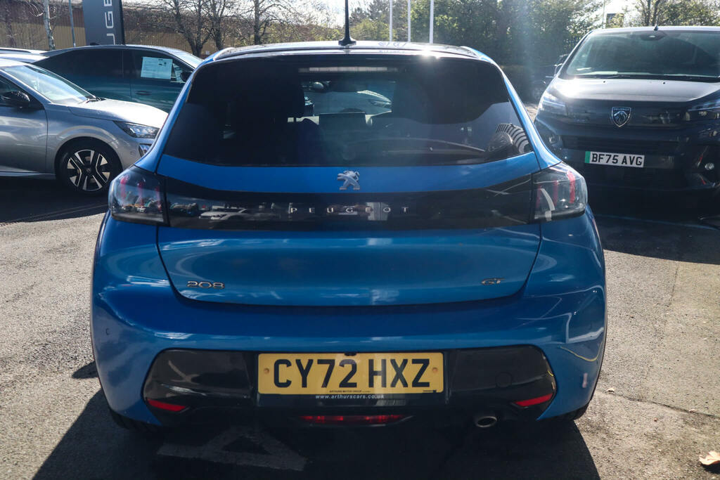 Peugeot 208 1.2 Puretech 100 Gt Eat8 CY72HXZ Blue #4