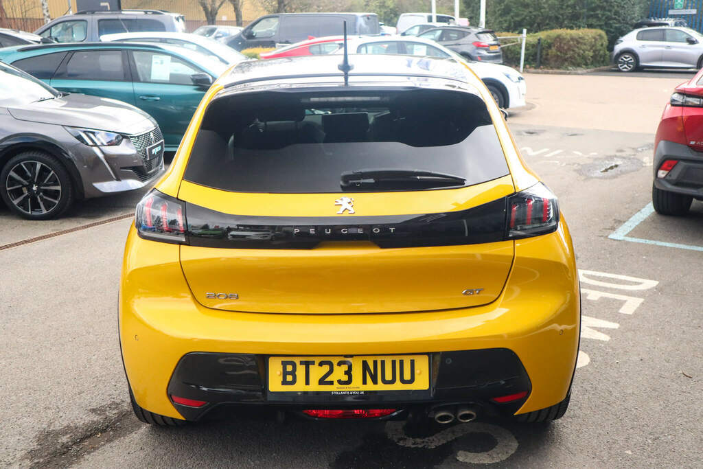 Peugeot 208 1.2 Puretech 130 Gt Eat8 BT23NUU Yellow #4