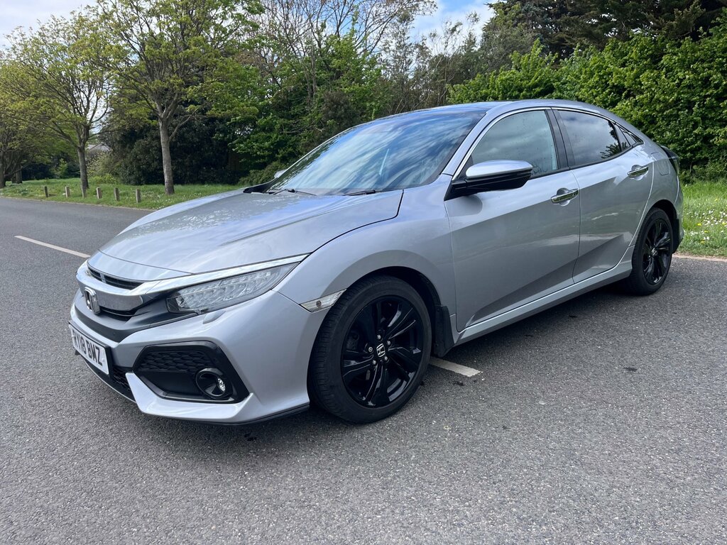 Honda Civic 1.5 Vtec Turbo Gpf Prestige Hatchback C Silver #3