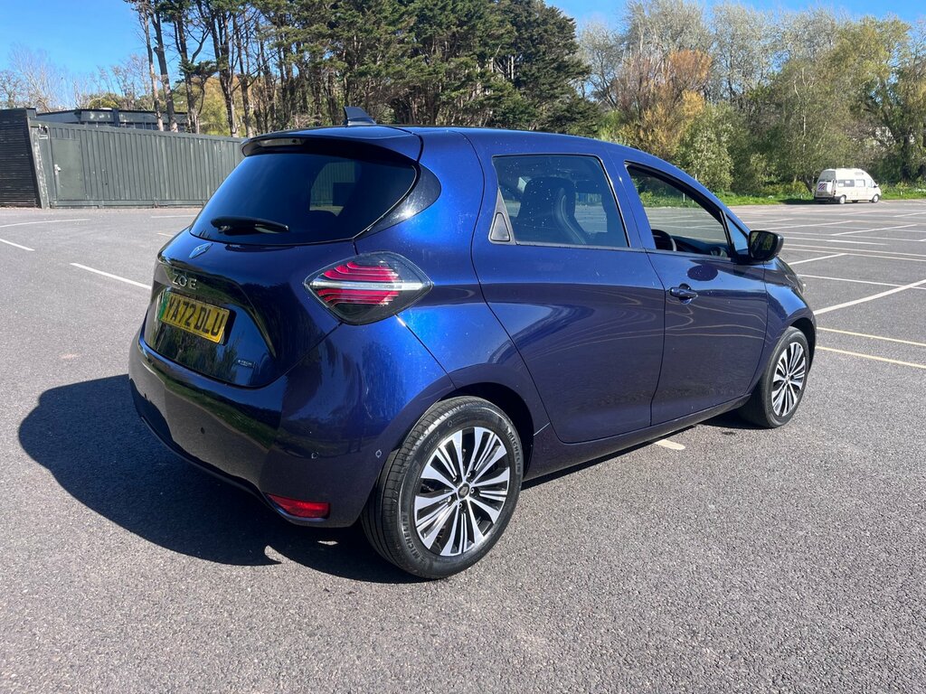 Renault Zoe R135 Ev50 52Kwh Techno Hatchback YA72DLU Blue #4
