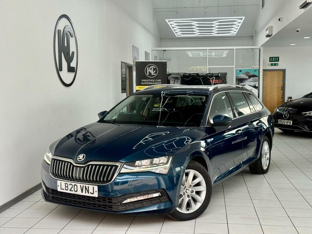 Skoda Superb Estate 1.5 Tsi Act Se Euro 6 Ss 202020 Blue #4