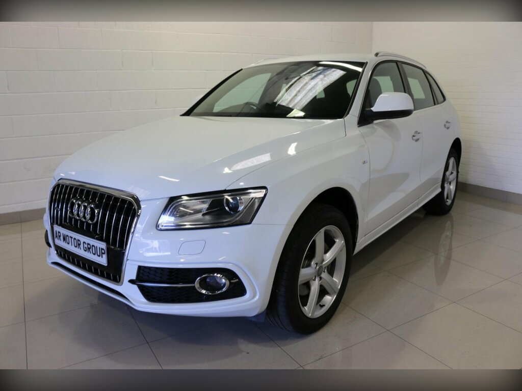 Audi Q5 2.0 Tfsi S Line Tiptronic Quattro Euro 6 Ss White #5