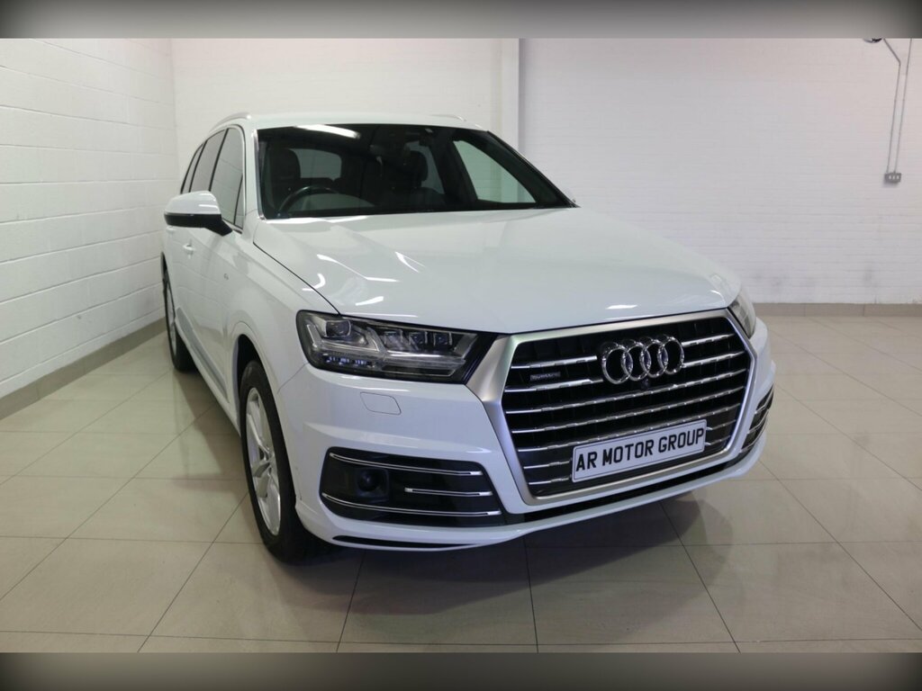 Audi Q7 3.0 Tfsi V6 55 S Line Suv Tiptronic Qua White #2