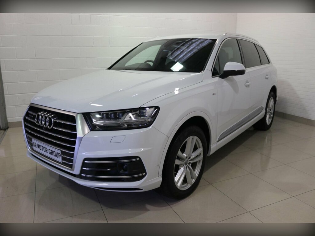 Audi Q7 3.0 Tfsi V6 55 S Line Suv Tiptronic Qua White #5