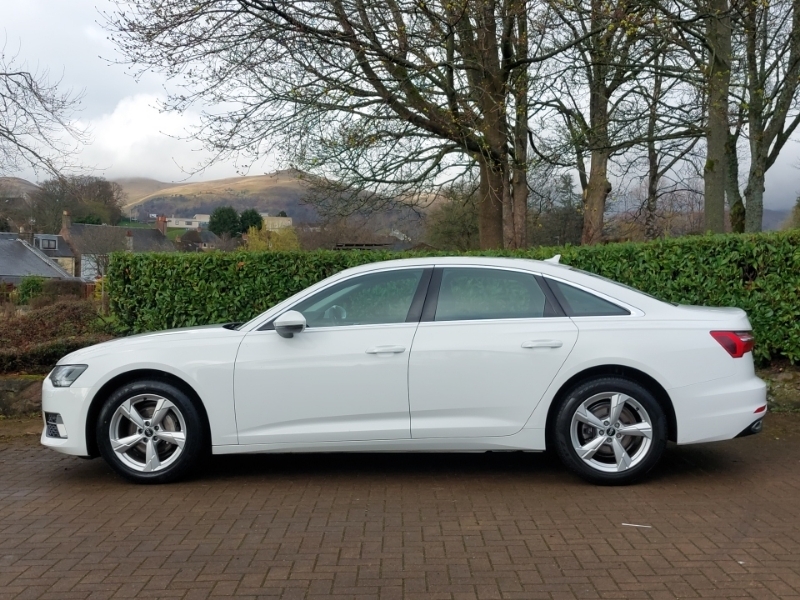 Audi A6 40 Tfsi Sport S Tronic Tech Pack YD72BGV White #4