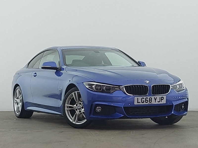 BMW 4 Series 420D 190 M Sport Professional Media Blue