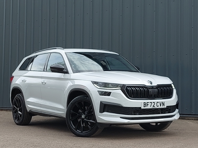Skoda Kodiaq 2.0 Tdi 200 Sport Line 4X4 Dsg 7 Seat White