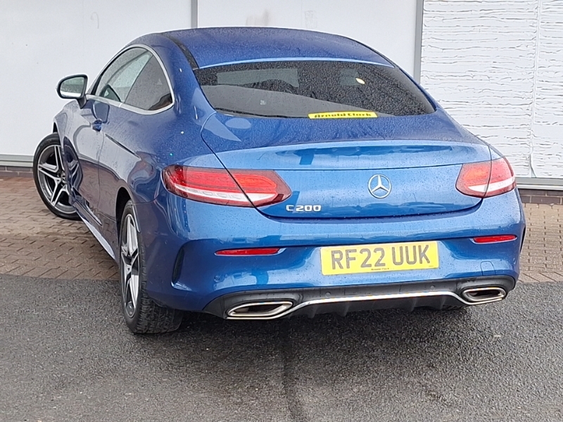 Mercedes-Benz C Class C200 Amg Line Edition 9G-tronic RF22UUK Blue #2