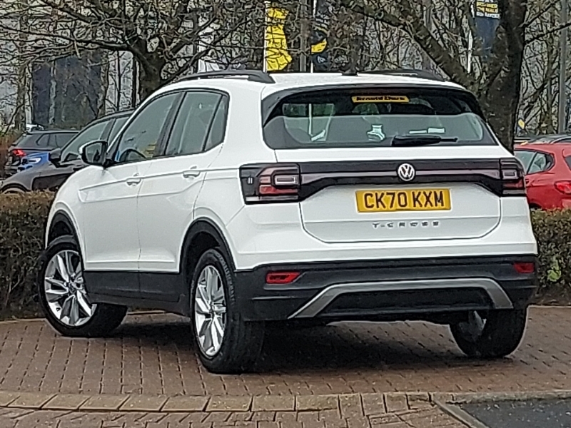 Volkswagen T-Cross 1.0 Tsi 115 Se Dsg CK70KXM White #2