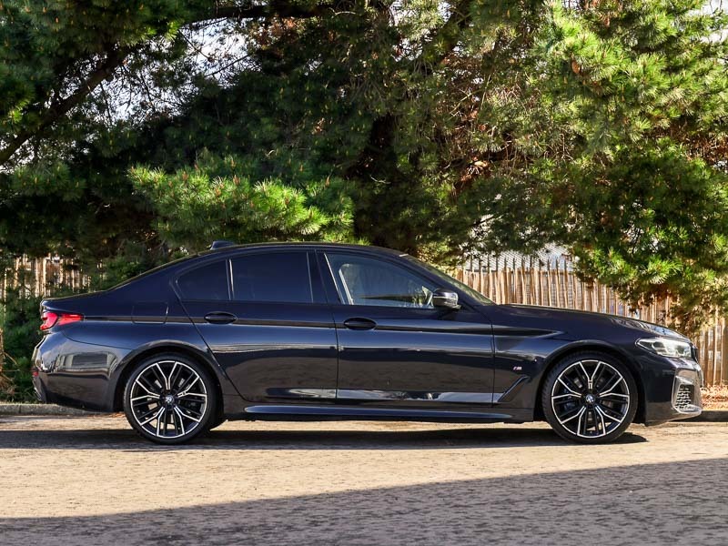 BMW 5 Series 520D Xdrive Mht M Sport Step SX22APO Black #3