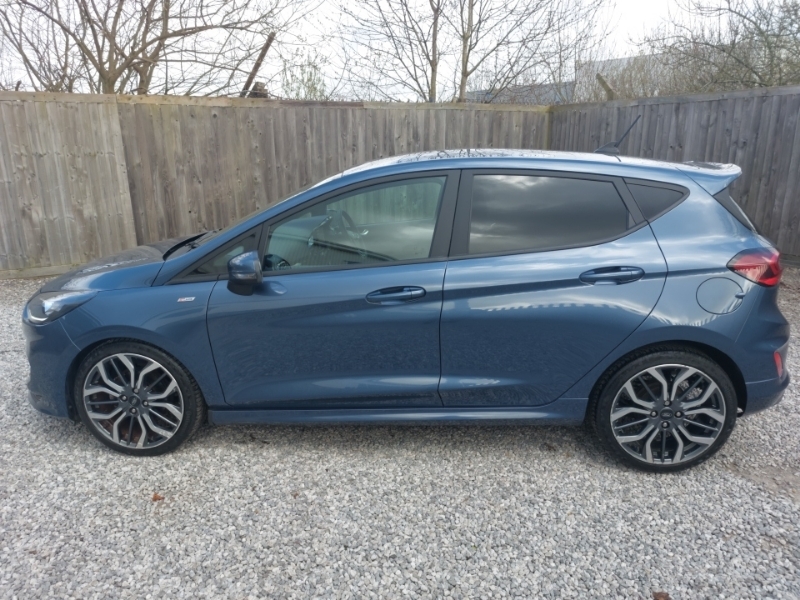 Ford Fiesta 1.0 Ecoboost St-line X DE23FMV Blue #4