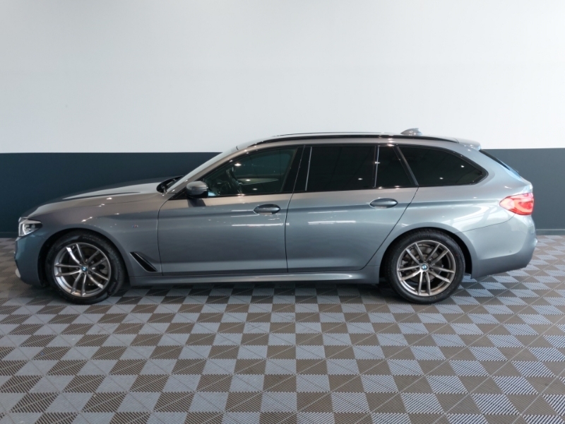 BMW 5 Series 520D Xdrive M Sport VF19ULG Blue #4