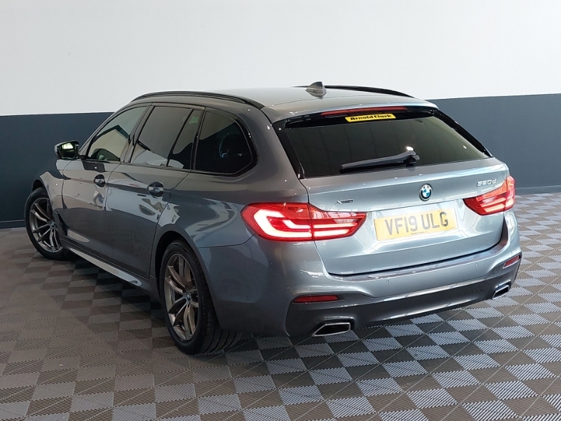 BMW 5 Series 520D Xdrive M Sport VF19ULG Blue #2