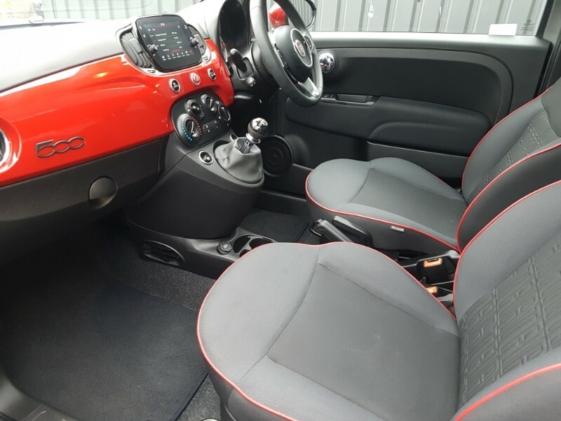 Fiat 500 1.0 Mild Hybrid Red SW73JVL Grey #5