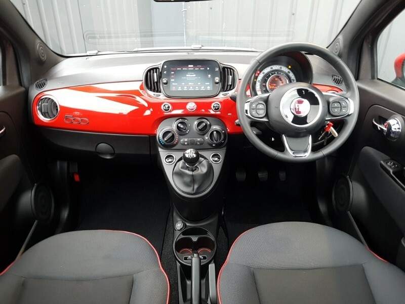 Fiat 500 1.0 Mild Hybrid Red SW73JVL Grey #3